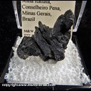 Mineral Specimen: Wodginite from Mina Itatiana, Conselheiro Pena, Minas Gerais, Brazil Mineral Specimen: Wodginite from Mina Itatiana, Conselheiro Pena, Minas Gerais, Brazil