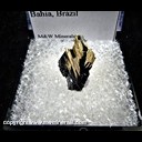 Mineral Specimen: Rutile epitaxial Growth on Hematite from Novo Horizonte, Bahia, Brazil Mineral Specimen: Rutile epitaxial Growth on Hematite from Novo Horizonte, Bahia, Brazil