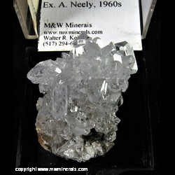Mineral Specimen: Celestine from Monroe Co. (likely Maybee), Michigan, Ex. A. Neely, 1960s