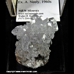 Mineral Specimen: Celestine from Monroe Co. (likely Maybee), Michigan, Ex. A. Neely, 1960s Mineral Specimen: Celestine from Monroe Co. (likely Maybee), Michigan, Ex. A. Neely, 1960s