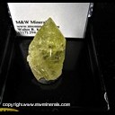 Mineral Specimen: Brazilianite from Mindes Pimental, Minas Gerais, Brazil, Ex. Olive Delaney Mineral Specimen: Brazilianite from Mindes Pimental, Minas Gerais, Brazil, Ex. Olive Delaney