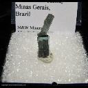 Mineral Specimen: Tourmaline from Pederneira Mine, Sao Jose da Safira, Minas Gerais, Brazil Mineral Specimen: Tourmaline from Pederneira Mine, Sao Jose da Safira, Minas Gerais, Brazil