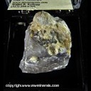 Mineral Specimen: Holmquistite on Quartz from Nazareno, Minas Gerais, Brazil, Ex. Luiz Menezes