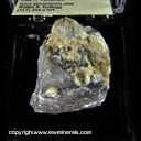 Mineral Specimen: Holmquistite on Quartz from Nazareno, Minas Gerais, Brazil, Ex. Luiz Menezes Mineral Specimen: Holmquistite on Quartz from Nazareno, Minas Gerais, Brazil, Ex. Luiz Menezes