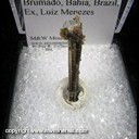 Mineral Specimen: Uvite and Magnesite on Dravite from Brumado, Bahia, Brazil, Ex. Luiz Menezes
