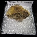 Mineral Specimen: Zemannite (TL), Tellurite from Mina Moctezuma, Moctezuma, Municipio de Moctezuma, Sonora, Mexico, Ex. S. Pullman