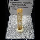 Mineral Specimen: Phenakite from Anjanabonoina pegmatites, Ambohimanambola, Betafo, Vakinankaratra, Madagascar, Ex. Norm Woods from Kyber Minerals, 2014 Mineral Specimen: Phenakite from Anjanabonoina pegmatites, Ambohimanambola, Betafo, Vakinankaratra, Madagascar, Ex. Norm Woods from Kyber Minerals, 2014