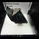 Mineral Specimen: Vivianite, Pyrite from Cigana claim, Conselheiro Pena, Minas Gerais, Brazil, Ex. Luiz Menezes