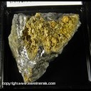 Mineral Specimen: Karibibite on Lollingite from Urucum claim, Galileia, Minas Gerais, Brazil, Ex. Luiz Menezes