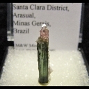 Minerals Specimen: Tourmaline, Bicolor from Santa Clara District, Arassuai, Minas Gerais, Brazil Minerals Specimen: Tourmaline, Bicolor from Santa Clara District, Arassuai, Minas Gerais, Brazil