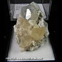 Mineral Specimen: Celestine, Calcite from Monroe Co., Michigan, Ex. Norm Woods