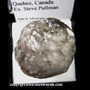Mineral Specimen: Analcime from Poudrette quarry, Mont Saint-Hilaire, Quebec, Canada, Ex. S. Pullman