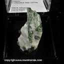 Mineral Specimen: Tourmaline, Albite from Oxford Co., Maine, collected 1970s Mineral Specimen: Tourmaline, Albite from Oxford Co., Maine, collected 1970s