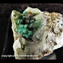Mineral Specimen: Connellite, Mixite from South Pit, Gold Hill Mine, Tooele Co., Utah, collected by Pat Haynes, 8/14/2007 Mineral Specimen: Connellite, Mixite from South Pit, Gold Hill Mine, Tooele Co., Utah, collected by Pat Haynes, 8/14/2007