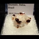 Minerals Specimen: Chromian Uvite Tourmaline, Magnesite from Brumado, Bahia, Brazil Minerals Specimen: Chromian Uvite Tourmaline, Magnesite from Brumado, Bahia, Brazil