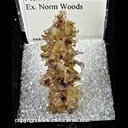 Mineral Specimen: Hemimorphite, Stalactic, crystal all the way around from Mexico, Ex. Norm Woods Mineral Specimen: Hemimorphite, Stalactic, crystal all the way around from Mexico, Ex. Norm Woods