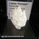 Mineral Specimen: Calcite "Pineapple" from Knoxville, Marion Co., Iowa, Ex. Norm Woods Mineral Specimen: Calcite "Pineapple" from Knoxville, Marion Co., Iowa, Ex. Norm Woods