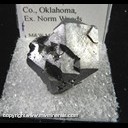 Mineral Specimen: Galena from Tri-State District, Joplin, Picher Field, Ottawa Co., Oklahoma, Ex. Norm Woods
