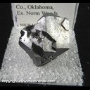 Mineral Specimen: Galena from Tri-State District, Joplin, Picher Field, Ottawa Co., Oklahoma, Ex. Norm Woods Mineral Specimen: Galena from Tri-State District, Joplin, Picher Field, Ottawa Co., Oklahoma, Ex. Norm Woods