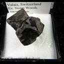 Mineral Specimen: Magnetite from Hinnere Chollergrabe, Larchultini, Binn Valley, Valais, Switzerland, Ex. Nor Woods