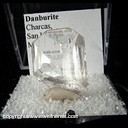 Mineral Specimen: Danburite from Charcas, San Luis Potosi, Mexico