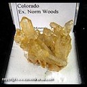 Mineral Specimen: Quarrtz with Iron Oxide coating from Colorado, Ex. Norm Woods
