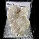 Mineral Specimen: Quartz from Milan Quarry, Rock Island Co., Iowa, Ex. Norm Woods