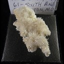 Mineral Specimen: Selenite from US Highway 61 roadcut, Canton, Lewis Co., Missouri, Ex. Norm Woods