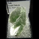 Mineral Specimen: Talc from South Dakota, Ex. Norm Woods
