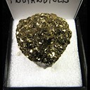 Mineral Specimen: Pyrite, flattened oval shaped floater concretion from American Aggregate Quarry, Indianapolis, Indiana, Ex. Norm Woods