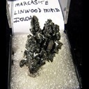 Mineral Specimen: Marcasite from Linwood Quarry, Buffalo, Scott Co., Iowa, Ex. Norm Woods Mineral Specimen: Marcasite from Linwood Quarry, Buffalo, Scott Co., Iowa, Ex. Norm Woods