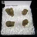 Mineral Specimen: Ludlamite on Siderite from Blackbird dist., Lehmi Co., Idaho, Ex. S. Pullman