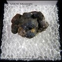 Mineral Specimen: Specular Hematite over Wood Tin Cassiterite from Izzenhood Ranch, Lander Co., Nevada, Ex. S. Pullman