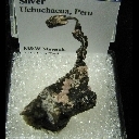 Minerals Specimen: Silver, Rhodochrosite from Uchuchacua, Peru Minerals Specimen: Silver, Rhodochrosite from Uchuchacua, Peru