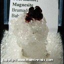 Mineral Specimen: Uvite Tourmaline. Chromian on Magnesite from Brumado, Bahia, Brazil Mineral Specimen: Uvite Tourmaline. Chromian on Magnesite from Brumado, Bahia, Brazil