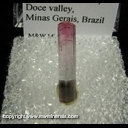 Minerals Specimen: Tourmaline from Pederneira Mine, Sao Jose da Safira, Minas Gerais, Brazil Minerals Specimen: Tourmaline from Pederneira Mine, Sao Jose da Safira, Minas Gerais, Brazil