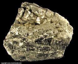 Mineral Specimen: Bar Pyrite from Buick Mine, Bixby, Viburnum Trend District, Iron Co., Missouri, USA