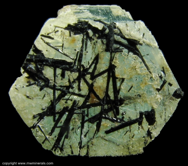 Mineral Specimen: Schorl Tourmaline on Aquamarine from Mimoso do Sul Mine, Mimoso do Sul, Espirito Santo, Brazil