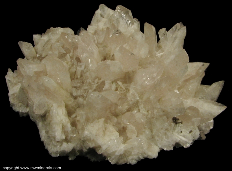 Mineral Specimen: Danburite Cluster from Charcas, San Luis Potosi, Mexico