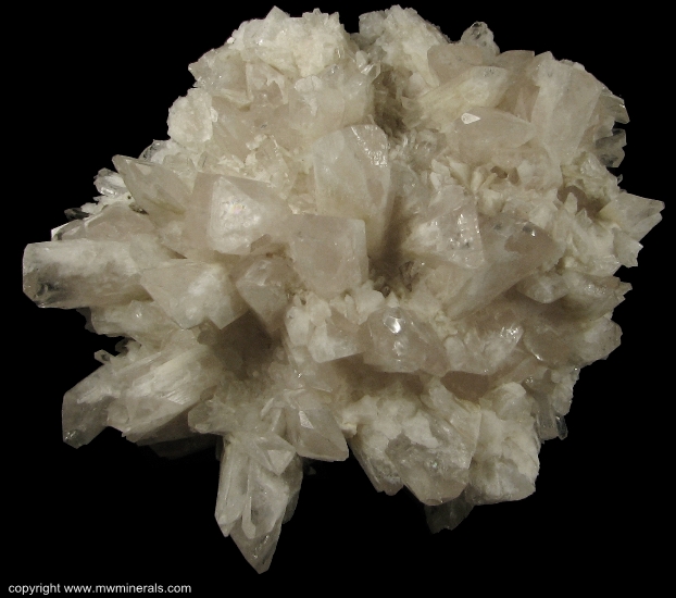 Mineral Specimen: Danburite Cluster from Charcas, San Luis Potosi, Mexico