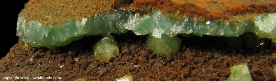 Mineral Specimen: Cuprian Adamite from Mina Ojuela, Mapimi, Durango, Mexico