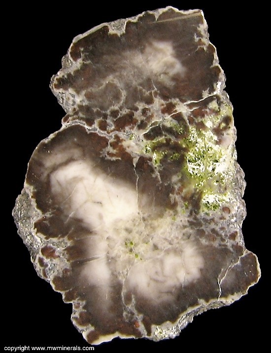 Mineral Specimen: Datolite with Epidote from Flint Steel Mine, Ontonagon County, Michigan, USA