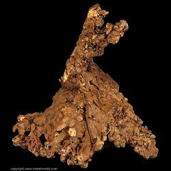 Mineral Specimen: Copper Crystals from Central Mine, Central, Keweenaw County, Michigan, USA Mineral Specimen: Copper Crystals from Central Mine, Central, Keweenaw County, Michigan, USA