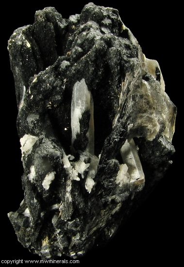 Mineral Specimen: Schorl Tourmaline and Quartz from Santa Cruz, Sonora, Mexico