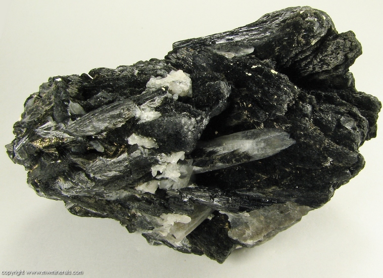 Mineral Specimen: Schorl Tourmaline and Quartz from Santa Cruz, Sonora, Mexico