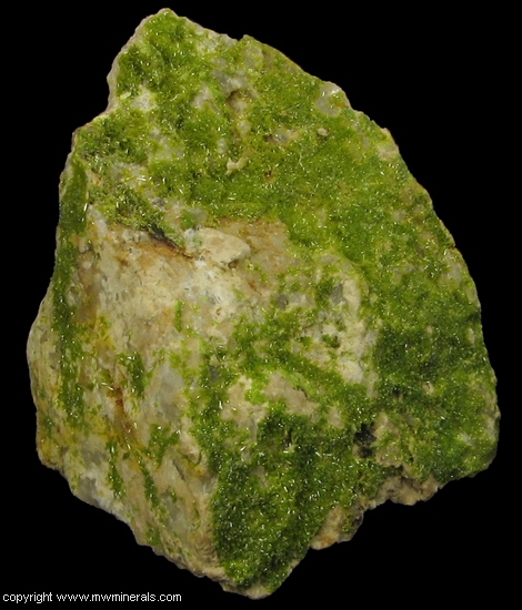 Mineral Specimen: Pyromorphite from Wheatley Mines, Phoenixville Mining District, Schuylkill Township, Chester Co., Pennsylvania, USA