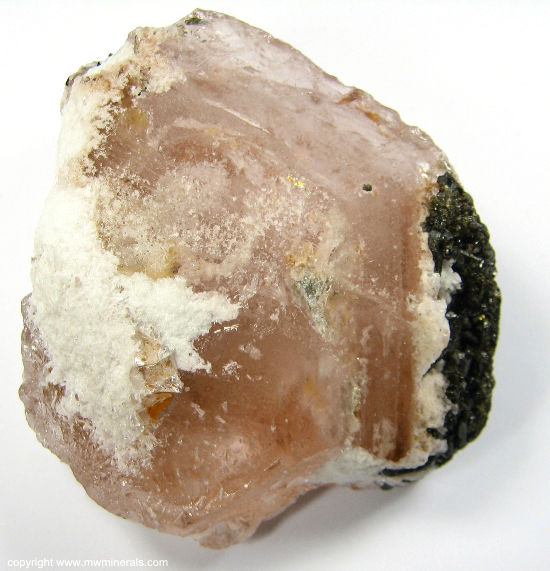 Mineral Specimen: Morganite from Urucum Mine, Galileia, Minas Gerais, Brazil