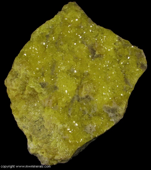 Mineral Specimen: Sulfur from Agrigento Province, Sicily, Italy