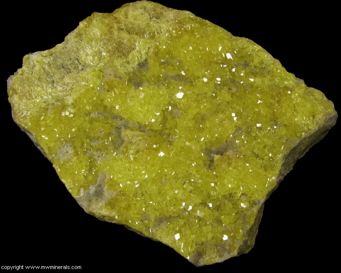 Mineral Specimen: Sulfur from Agrigento Province, Sicily, Italy