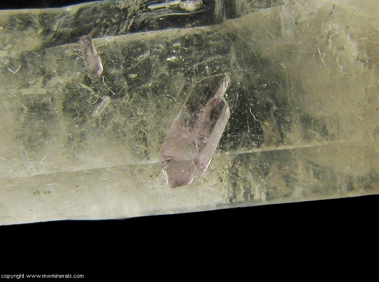 Mineral Specimen: Pink Topaz on Quartz from Brumado. Bahia, Brazil